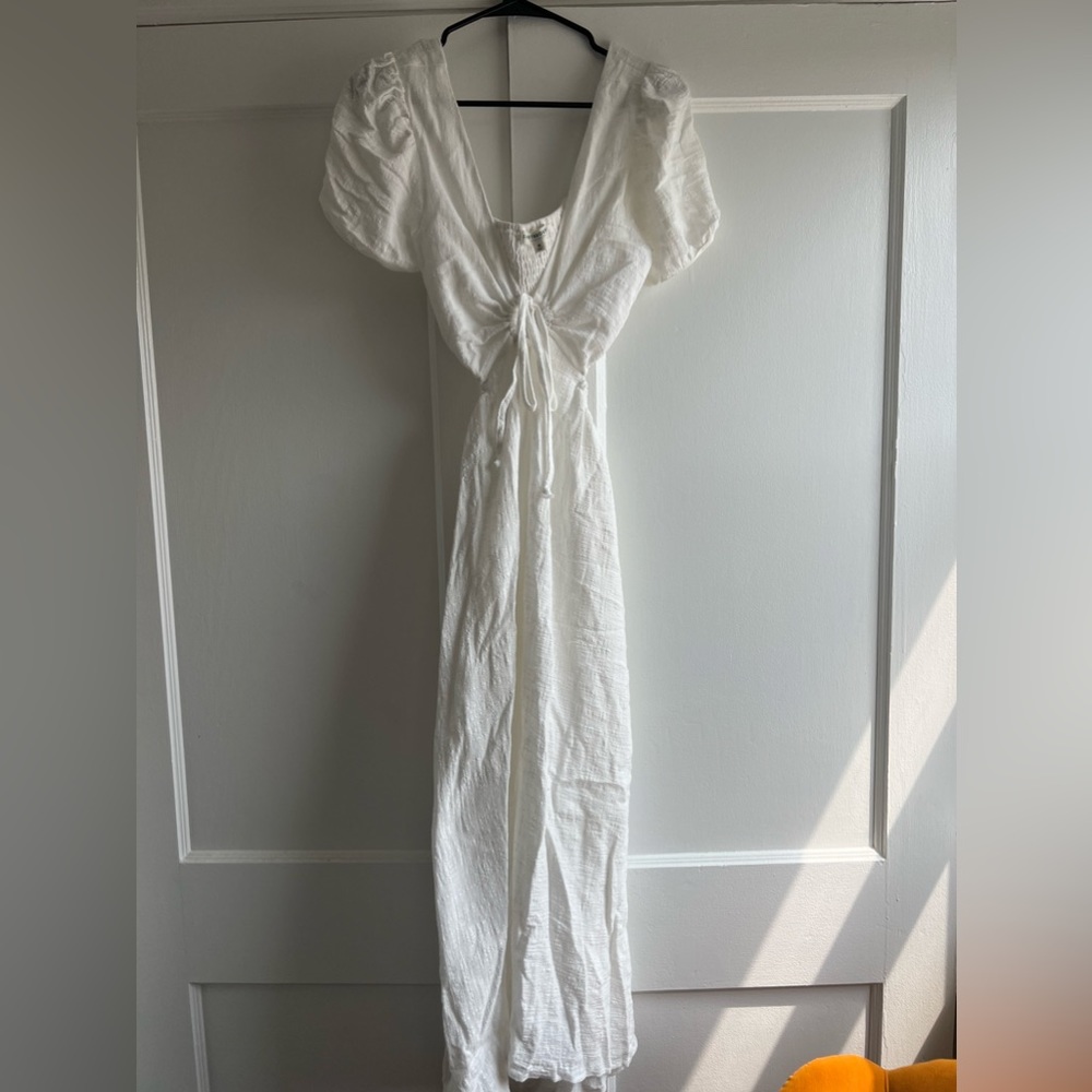 Earthbound linen maxi dress